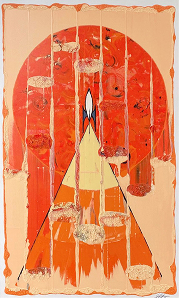 yann latour guet your ass to mars 60x36 Galerie Richelieu