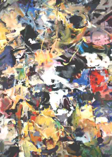 Abstraction 602 - Michel Beaudoin (2011-12-02) - Galerie Richelieu