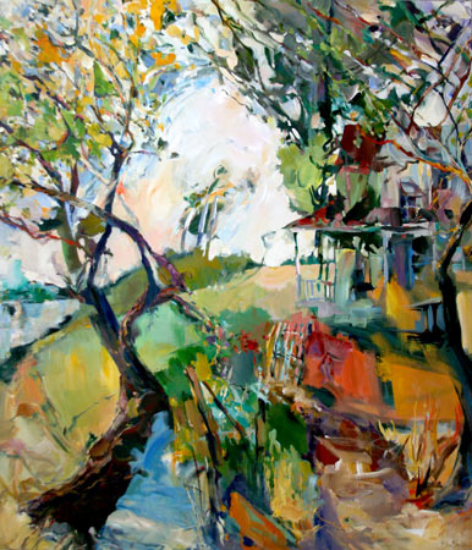 Bourg rural I - Michel Beaudoin (2012-11-09) - Galerie Richelieu