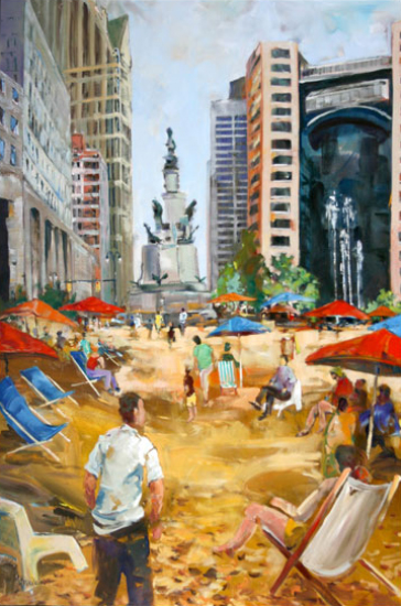 Detroit Urban Beach - Michel Beaudoin (2019-06-20) - Galerie Richelieu