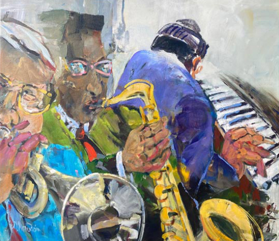 Free jazz  - Michel Beaudoin (2023-01-18) - Galerie Richelieu
