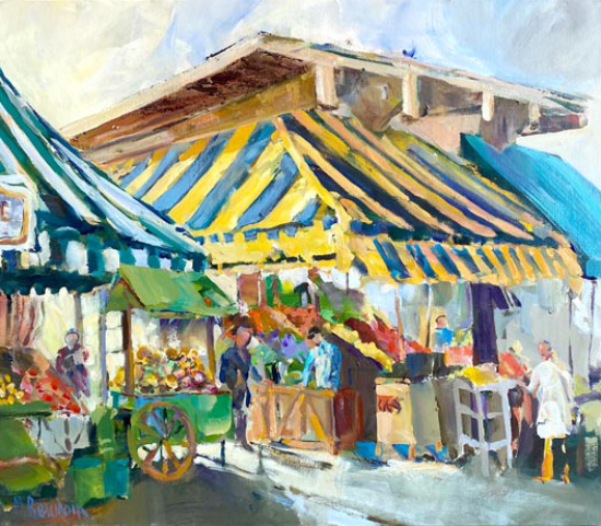 Marché Jean Talon II - Michel Beaudoin (2021-08-12) - Galerie Richelieu