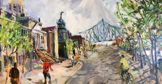 Printemps dans le Vieux  - Michel Beaudoin (2017-05-21) - Galerie Richelieu