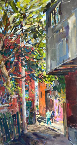 Ruelle Hôtel de ville  - Michel Beaudoin (2021-08-12) - Galerie Richelieu