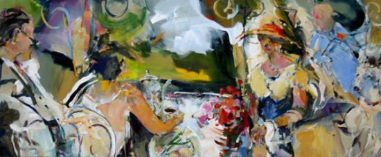 Thé à la compagne - Michel Beaudoin (2014-06-15) - Galerie Richelieu