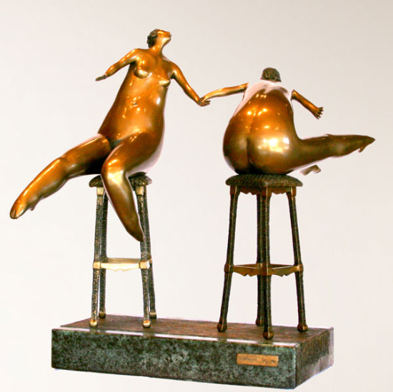 Mère et fille 3/8 - Gérard Bélanger (1936-2019) (2014-05-09) - Galerie Richelieu