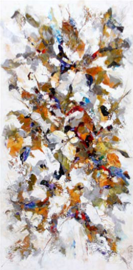 Abstrait - Camélia  - Céline Brossard (2020-02-25) - Galerie Richelieu