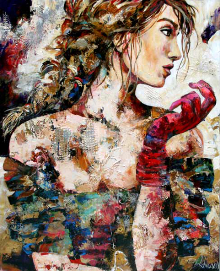 Gant rouge - Céline Brossard (2015-02-14) - Galerie Richelieu