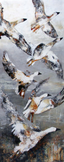 La volée  - Céline Brossard (2016-04-29) - Galerie Richelieu