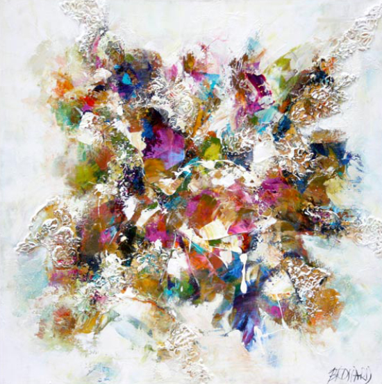 Abstrait - Pétarade  - Céline Brossard (2018-10-11) - Galerie Richelieu