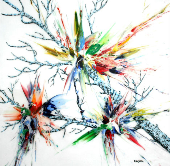 Fleurs des neiges figurative - Charles Carson (2012-11-29) - Galerie Richelieu