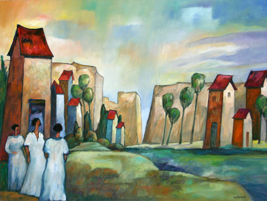 Les trois jumelles - Gérard Castonguay (2012-09-07) - Galerie Richelieu