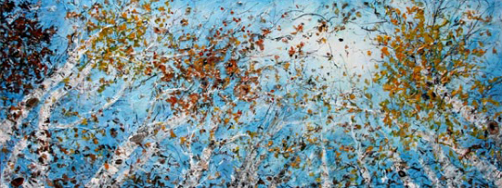 La montée des bouleaux - Liliane Demers (2016-09-16) - Galerie Richelieu