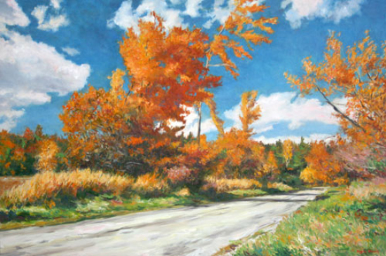 Fall road - Edwards Douglas (2012-08-17) - Galerie Richelieu
