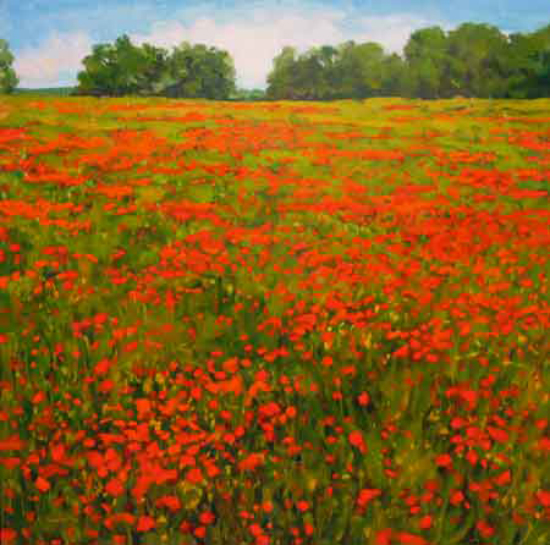 Coquelicots en fête - Liliane Fournier (2010-08-04) - Galerie Richelieu