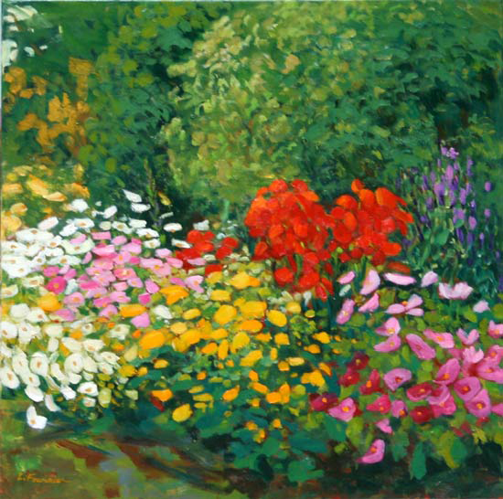Dans un jardin  - Liliane Fournier (2016-12-08) - Galerie Richelieu