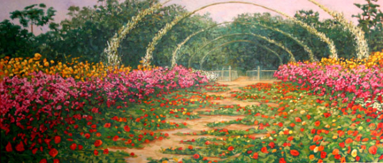 Grande allée chez Monet - Liliane Fournier (2012-09-17) - Galerie Richelieu