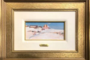 Baie St Paul en hiver  1924 - Clarence Alphonse Gagnon (1881-1942) (2017-12-15) - Galerie Richelieu