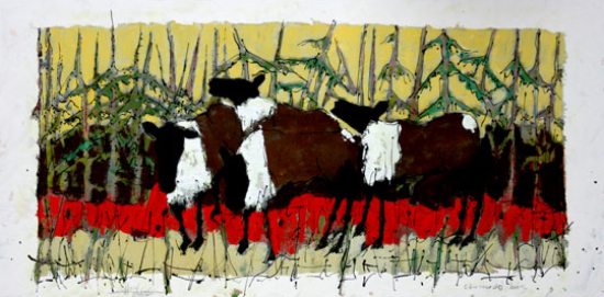 Caribous des bois  - Louis Hughes (2016-12-14) - Galerie Richelieu
