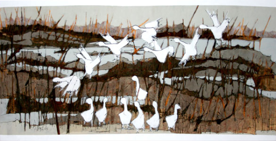 Course à relais  - Louis Hughes (2017-10-26) - Galerie Richelieu