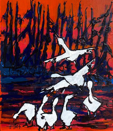 De rouge vêtus  - Louis Hughes (2023-03-25) - Galerie Richelieu