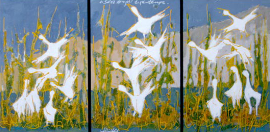 Du soleil rempli de printemps  - Louis Hughes (2019-04-12) - Galerie Richelieu