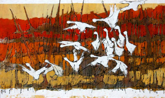 Early birds - Louis Hughes (2016-06-09) - Galerie Richelieu