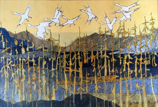 Enfin après une longue attente le printemps  - Louis Hughes (2020-04-12) - Galerie Richelieu