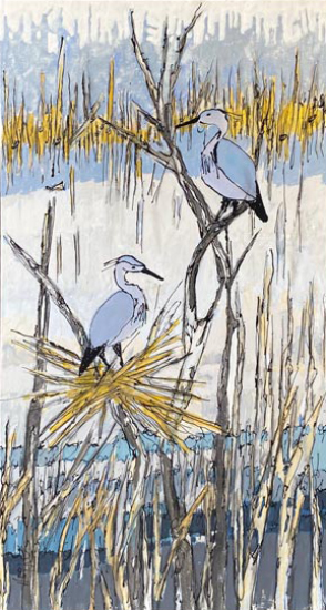 Hérons grand chenal - Louis Hughes (2023-11-01) - Galerie Richelieu