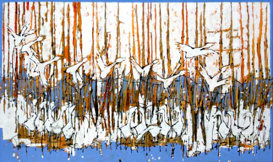 Improvisation blanche - Louis Hughes (2014-02-19) - Galerie Richelieu