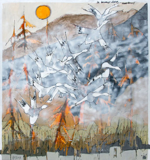 La brume se dissipe tranquillement  - Louis Hughes (2018-09-28) - Galerie Richelieu