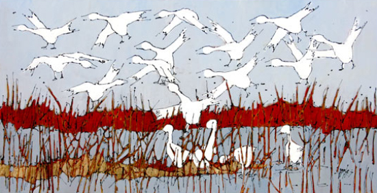 L’arrivée des oiseaux  - Louis Hughes (2017-09-15) - Galerie Richelieu