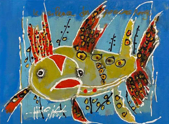 Le silence des poissons rouge - Louis Hughes (2022-08-14) - Galerie Richelieu