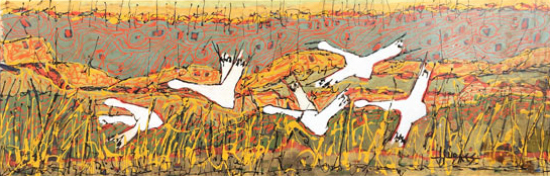 Of birds and spring  - Louis Hughes (2021-03-12) - Galerie Richelieu