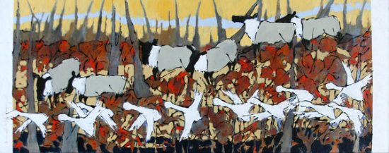 Rouge d'automne - Louis Hughes (2013-10-02) - Galerie Richelieu