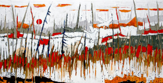Tel des rubans aux vents - Louis Hughes (2018-03-07) - Galerie Richelieu