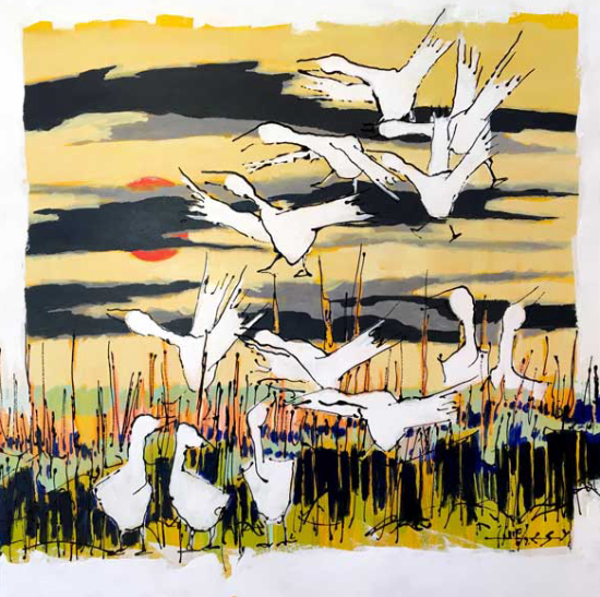 Toutes plumes aux vents - Louis Hughes (2016-10-07) - Galerie Richelieu