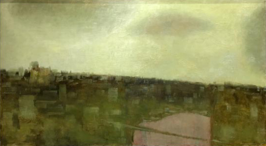 Ville sous la pluie  - Jean-Paul Lemieux (1904-1990) (2017-12-12) - Galerie Richelieu