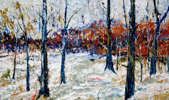 Misty blue - George Maes (2014-12-13) - Galerie Richelieu
