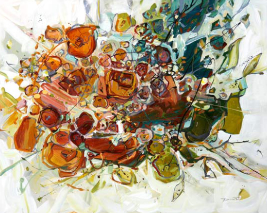 Flower Champagne  - Geneviève Pratte (2017-04-14) - Galerie Richelieu