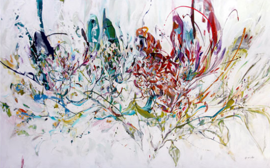 Flower Champagne II - Geneviève Pratte (2017-04-14) - Galerie Richelieu