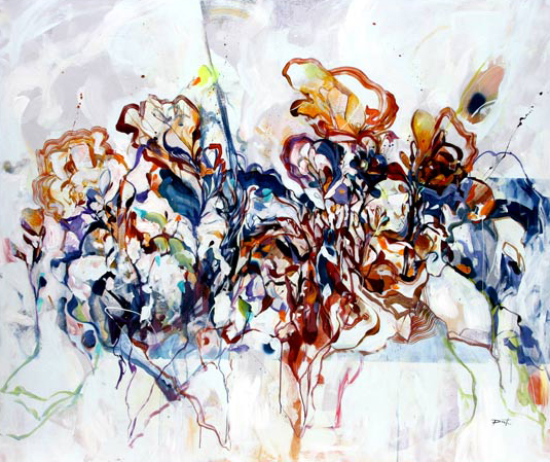 Les orchidacées s’entrelacent  - Geneviève Pratte (2018-03-23) - Galerie Richelieu