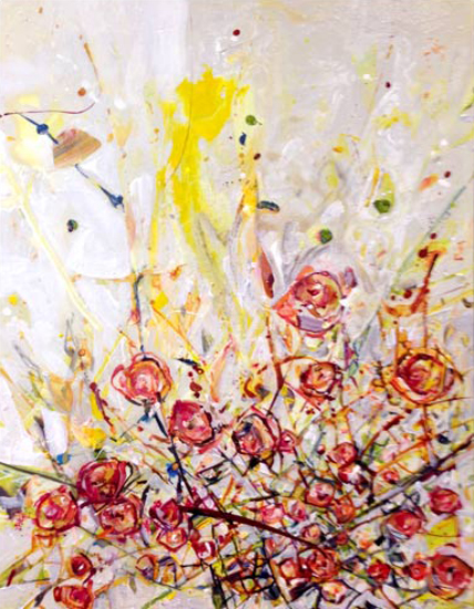Petit rosier - Geneviève Pratte (2016-06-03) - Galerie Richelieu