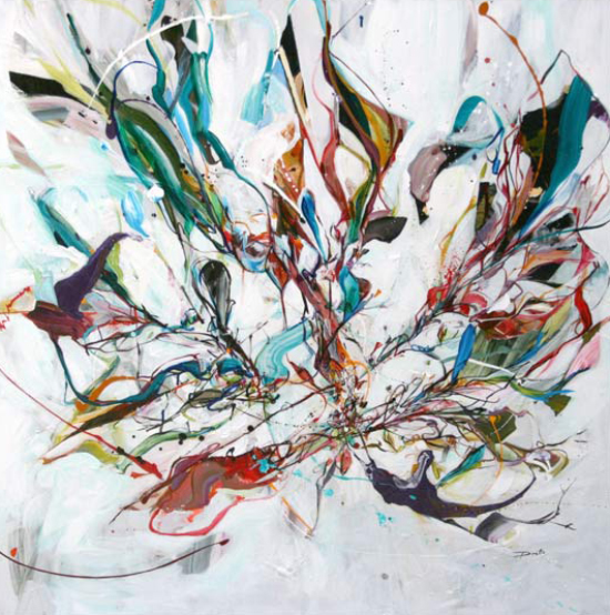 Silk flower   - Geneviève Pratte (2017-04-14) - Galerie Richelieu