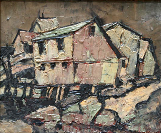 Cabane de pêcheurs  - Albert Rousseau (1908-1981) (2019-06-28) - Galerie Richelieu