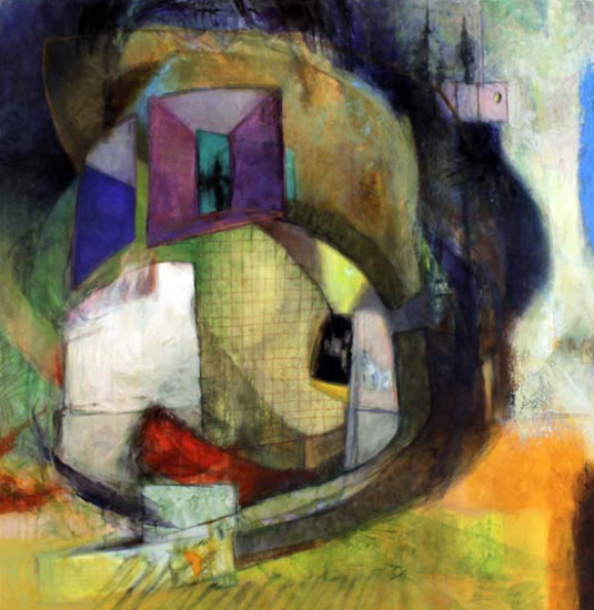 À flanc de montagne - Daniel Sarazin (2022-02-03) - Galerie Richelieu