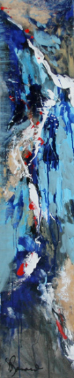 Bleu aux coeurs - Doris Savard (2012-05-17) - Galerie Richelieu