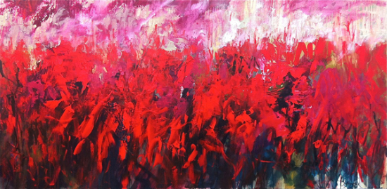 Champs rouge - Doris Savard (2014-06-05) - Galerie Richelieu