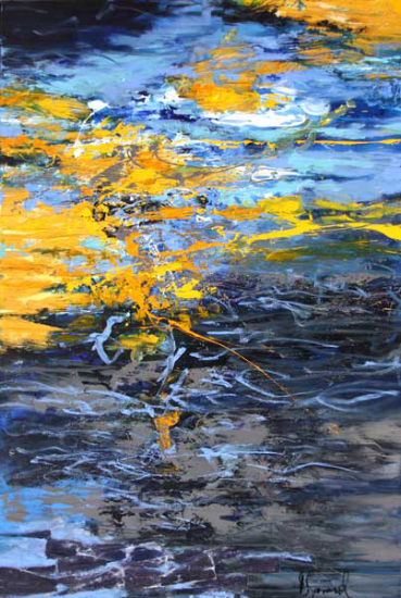 Yellow boy blue - Doris Savard (2012-05-18) - Galerie Richelieu
