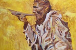 Moose caller - John Tenasco (2010-08-29) - Galerie Richelieu